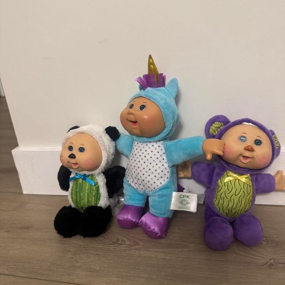 Cabbage patch kids plush dolls